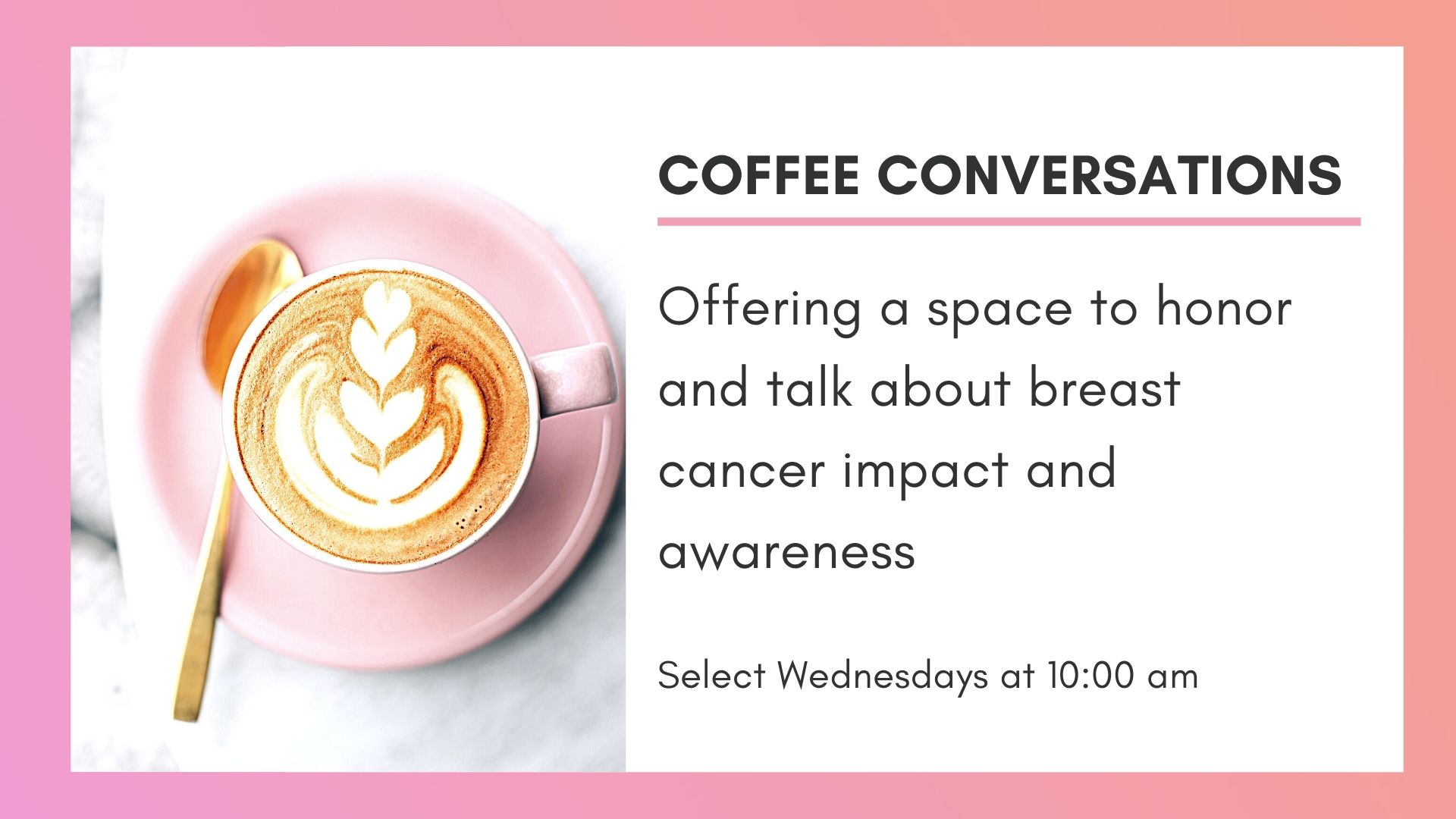 Coffee Conversation: Financial Health & Breast Cancer - Forge