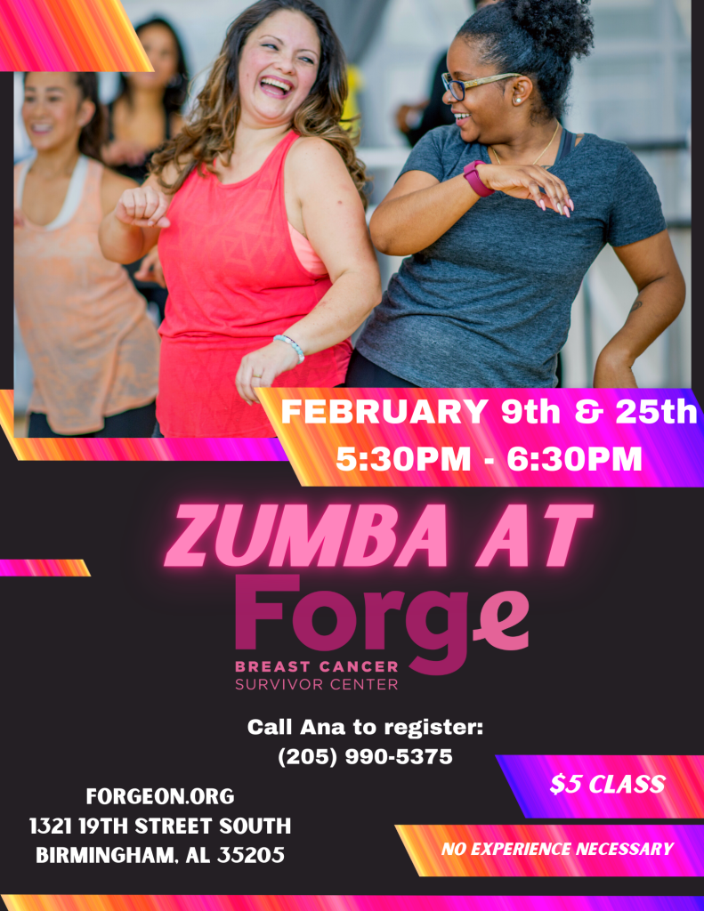 Zumba @ Forge - Forge Breast Cancer Survivor Center